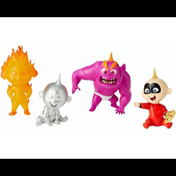 Disney Incredibles 2 Showcase Grand Jester Jack Jack Enesco Pixar Figure - Picture 10 of 10